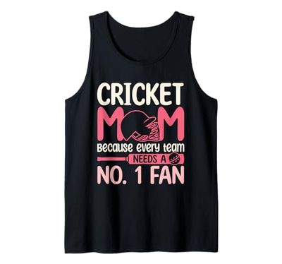 Cricket Mom Design - Casco da cricket da donna Canotta