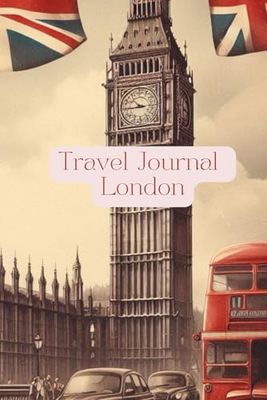 Travel Journal England: Dairy for your next trip, 30 days, traveler present, notes, double lined pages, photo collages