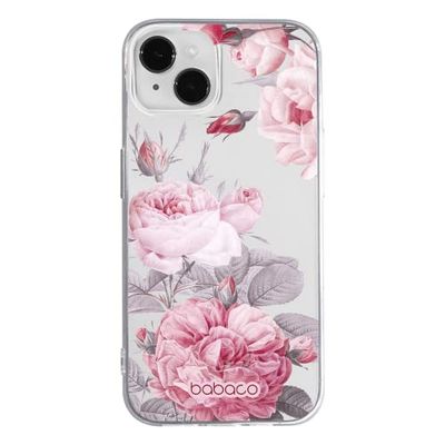 ERT GROUP mobiel telefoonhoesje voor Iphone 13 origineel en officieel erkend Babaco patroon Flowers 050 optimaal aangepast aan de vorm van de mobiele telefoon, gedeeltelijk bedrukt