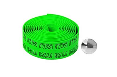 ITM Ruban DE Guidon EVA Vert avec Logo en Relief P Unisex-Adult, Argent, Taille Standard