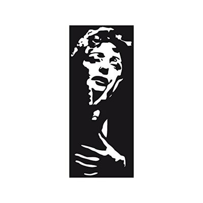 Tatoutex Stickers Edith Piaf - Bleu Foncé, L 30cm x H 69cm
