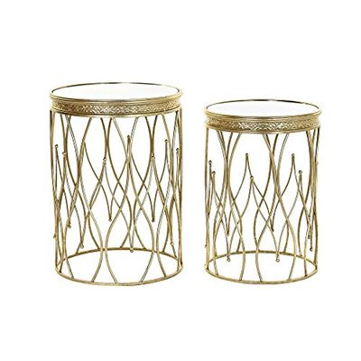 DKD Home Decor Lot de 2 Tables de Chevet, Estándar