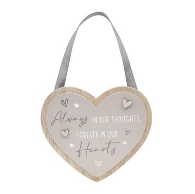 Lesser & Pavey Heart Plaque Hearts for Gift & Decor | Ideal Signs & Plaque Birthday Gifts for Women & Men | Designed By Love and Affection | Lovely Plaques for Home & Office