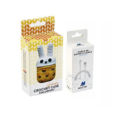 Pack étui Airpods Crochet George + câble de données USB-Lightning