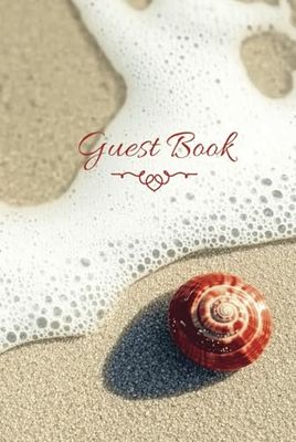 Guest Book | Beach: Visitor Guest Book | Guest Book For Vacation Rental | Sign In Log Book For Vacation Rentals, Airbnb, VRBO, Bed & Breakfast, Cabin ... House, Motels & Hotels | 6"X9" | 100 pages
