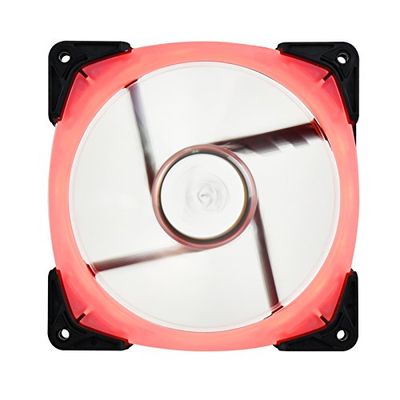 SilverStone SST-FW142-RGB - Série FW Ventilateur 140mm PWM, lame transparente avec cadre noir, roulement à billes, LED RGB