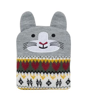 Bouillotte doudou Souris 2 en 1● Peluche plate toute douce bébé & enfant ● Action chaud et froid ● Bouillotte sèche micro-ondes ● Perles de céramique ● Convient à tous les âges ● Plic