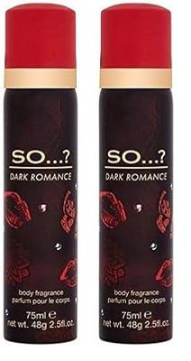 So…? Womens Dark Romance Fragrance Mist 75ml (Pack of 2)