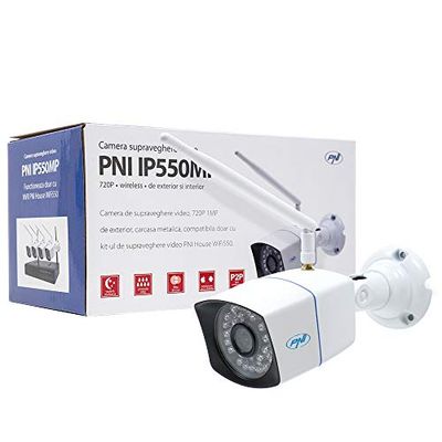 Cámara de videovigilancia inalámbrica PNI IP550MP 720p para Kit WiFi550
