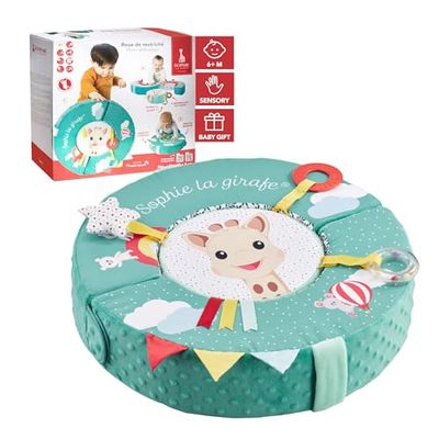 Sophie la Girafe - Roue de motricité - Découverte des textures et activités d'eveil - dés 6 mois et + Developpe les sens de bébé
