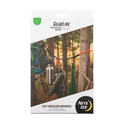 Nite Ize GearLine Mosquetão, homens, multicolorido, M