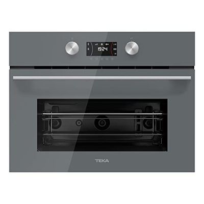 Teka MLC 8440 - Microondas Integrable de 45cm, Urban Colors Edition, Con Grill y 3 Funciones de Cocinado, Touch Control, Ventilación Tangencial, Color Cristal Stone Grey