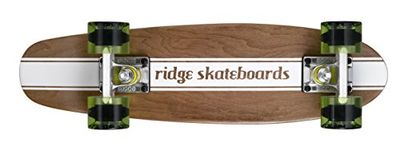 Ridge Maple trä mini cruiser nummer fyra skateboard, klar grön, MPB-22-NR4