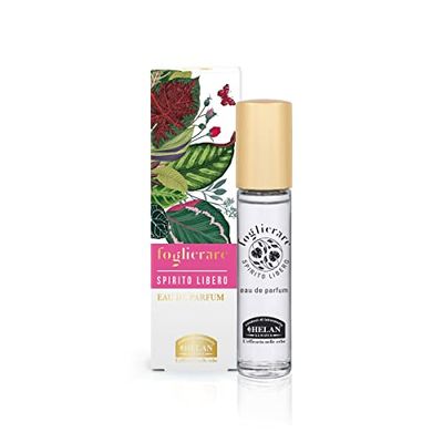 Helan, Foglierare, Spirito Libero - Parfum Femme Fragrance Florale, Eau de Parfum avec Rose, Jasmin et Fleurs Blanches Idéal comme Cadeau Noel - Parfums Femme avec Vanille Boisée, Made in Italy, 10 ml