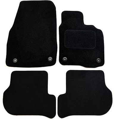 Sakura WW0366 Fully Tailored Carpet Floor Mats, Black