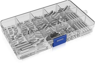ICY BOX Raspberry Pi DIY Kit Standoffs Screws and Nuts M2.5 Brass Silver