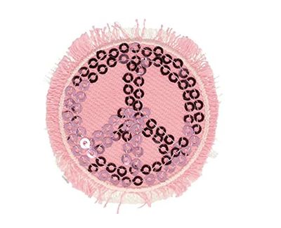 HKM 10232840 Apliques, Rosa, 47 mm x 47 mm