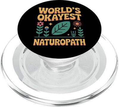World’s Okayest Naturopath PopSockets PopGrip for MagSafe