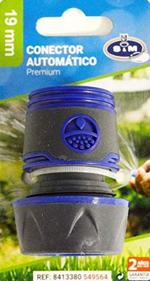 S&M connecteur Automatique 19 mm Premium, Noir et Bleu Cobalt