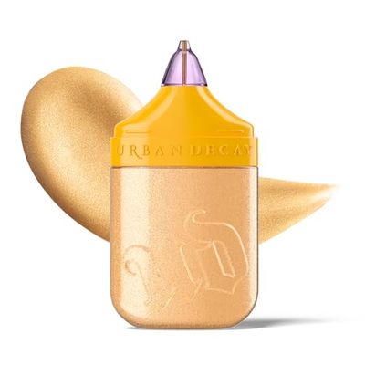 Urban Decay Facebond Luminizer, Waterproof Liquid Highlighter, Formulated with 3% Niacinamide & Vitamin E, Shade: Golden Hour , 30ml