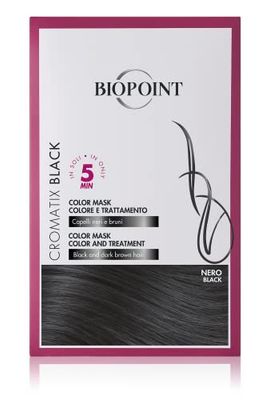 Biopoint Cromatix - Color Mask, Maschera Colorante per Capelli Senza Ammoniaca, Azione Nutriente e Ravvivante, Intensifica il Colore e Dona Brillantezza, 30 ml