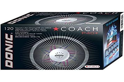 Donic P40+ Coach * Box 120u, wit
