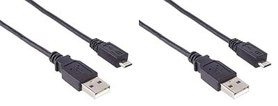 PremiumCord Câble Micro USB 2.0 A-B 2 m (Lot de 2)