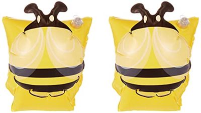 Jilong Bee Arm Bands Accoudoirs Unisexes pour Enfant, Jaune et Noir, 23 x 15 cm