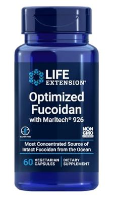 Life Extension Optimized Fucoidan avec Maritech - 60 Capsules Végétariennes de 88.5 mg