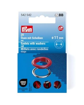 Prym 542542 Occhielli con rondelle