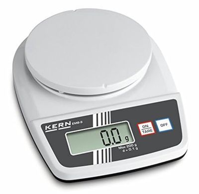 Báscula de precisión [Kern EMB 5000-0SS05] (5 unidades) El milagro del espacio – Báscula escolar apilable para enseñanza experimental, rango de pesaje [Max]: 5000 g, legibilidad [d]: 1 g