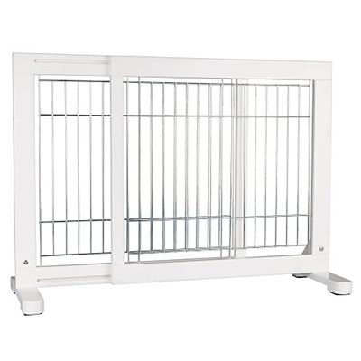 TRIXIE Dog Barrier, 65-108 x 61 x 31 cm, White