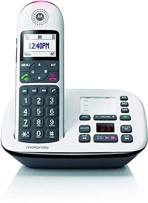 Motorola CD5011 - Digitale Draadloze Telefoon met Antwoordapparaat - Wit