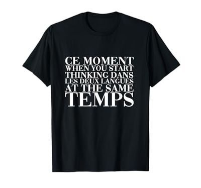 Mix di Lingue Francese / Inglese | Scherzo Maglietta