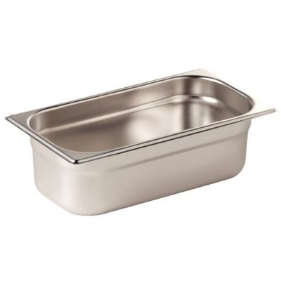 Vogue S728 Gastronorm Kit para modelo gd877 polar topper para mantener refrigerado, acero inoxidable, incluye 8 x 1/3 contenedores