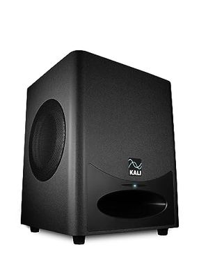 Kali Audio WS-6.2 Actieve studio-subwoofer (dubbele 6,5 inch lange hub woofer, ruimtebesparend premium design, geluidsdruk tot 120 dB, indrukwekkende frequentierespons van 27 Hz), zwart