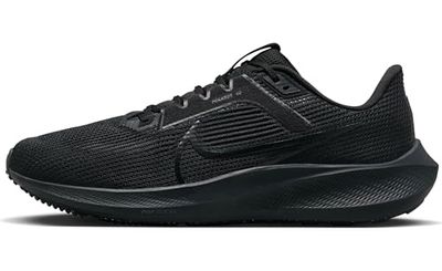 Nike Air Zoom Pegasus 40, herensneakers, zwart/zwart-antraciet, 48,5 EU, Zwart Zwart Antraciet, 48.5 EU