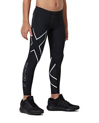 2XU Core Boys Compression Tights Pants Mixte Enfant, Noir/Noir, XL