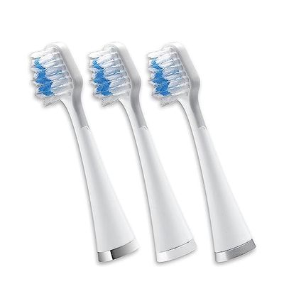 Waterpik Triple Sonic STRB-3WW Lot de 3 têtes de rechange pour brosse à dents Blanc