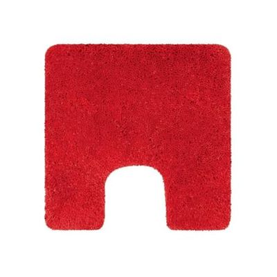 Spirella, Rojo colección Highland, Alfombrilla de baño, 100% Poliéster y Microfibra, 55 x 55