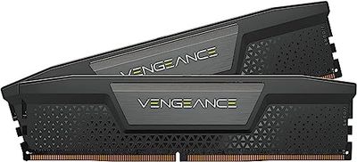 CORSAIR VENGEANCE DDR5 RAM 32Go (2x16Go) 5200MHz CL40 Intel XMP Compatible iCUE Mémoire d'Ordinateur - Noir (CMK32GX5M2B5200C40)