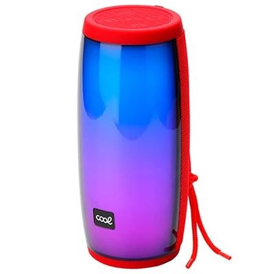 Altoparlante musicale universale Bluetooth Marca Cool LED (14W) Rosso