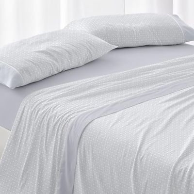 Burrito Blanco | Lakanset | 135 cm säng (+tillgängliga åtgärder) | 100% bomull | Design 624 | Färg blå (135x190/200cm)