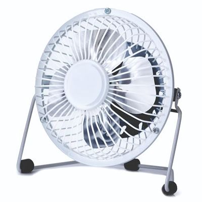 Status SUSBWHWFAN1PKB4 Mini ventilateur de bureau USB portable à vitesse unique Blanc 10,2 cm