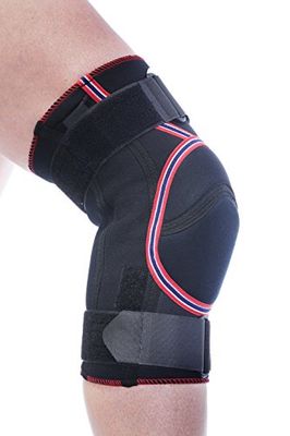 TSM Sportbandagen 3753 - Ginocchiera PRO con Cuscinetti e Stecche, Taglia XXL