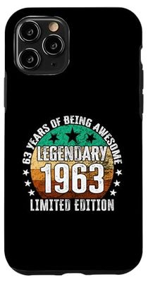Legendary since 1963 Limited Edition 63th Birthday Case for iPhone 11 Pro