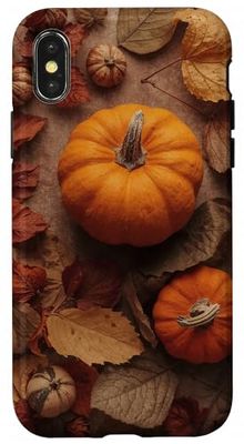 Pumpkin Patch Autumn Accesorios para teléfono Carcasa para iPhone X/XS