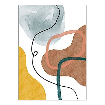 Arterby's® - Premium Poster Quadro Cornice Tela Canvas Dipinto Mood - Illustrazione Dipinto Astratto Hand Painted - Made in Italy - HD Poster (senza cornice) 30x40 cm A0027 D0024