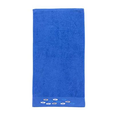 Sancarlos Hand Towel, 100% cotton terry cloth, Navy, TOCADOR