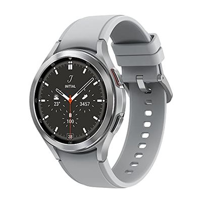 Samsung Galaxy Watch4 Classic (roestvrij staal, LTE, 46 mm) Silver incl. 36 maanden fabrieksgarantie, fitnesstracker [exclusief bij Amazon]